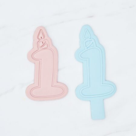 hennabloom Birthday Number 1 Candle